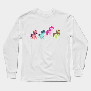 My Little Pony - Pinkie Pie Beatles Long Sleeve T-Shirt